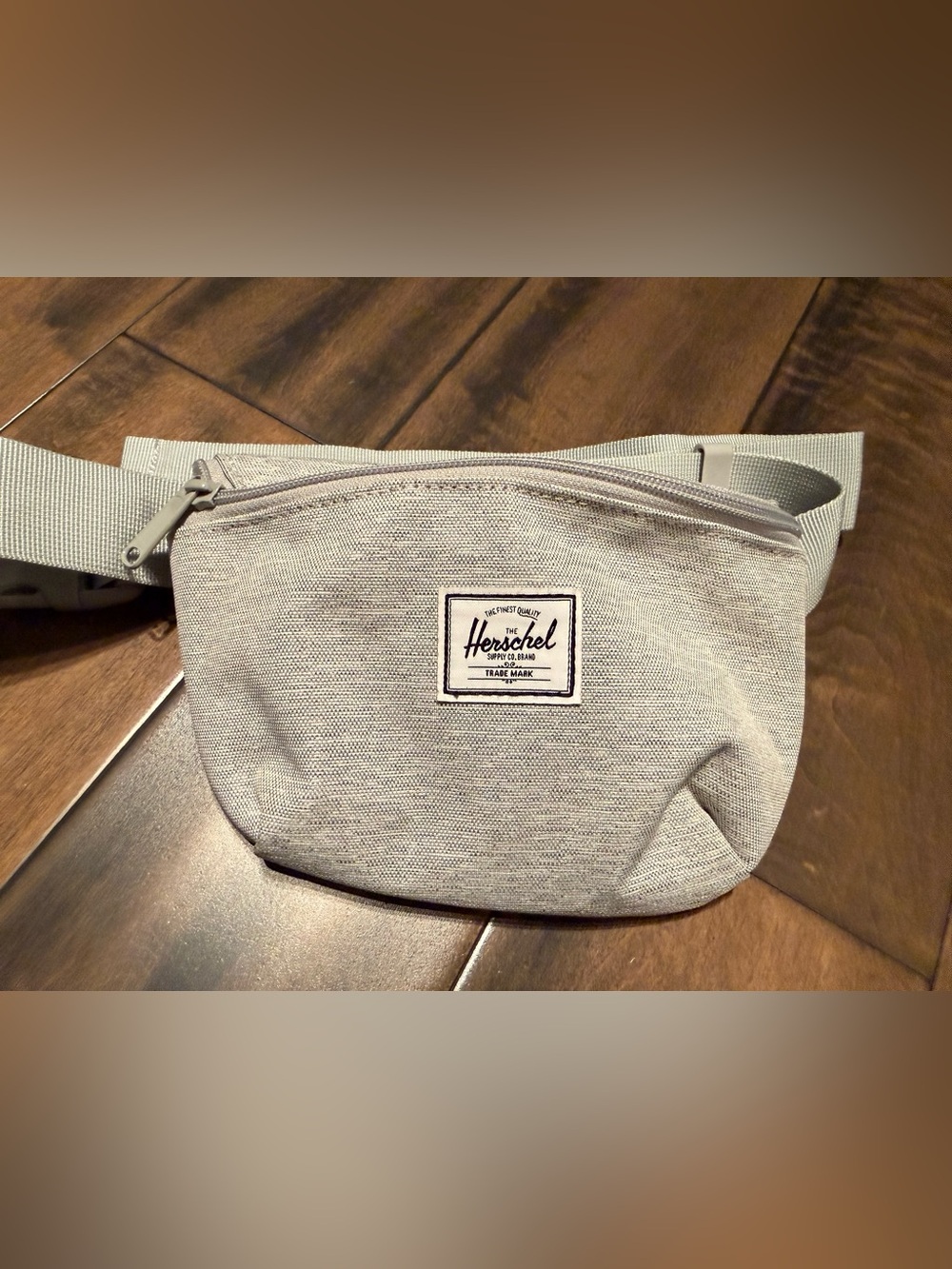 Herschel Supply Company Light Gray Waist Pack with Logo Patch